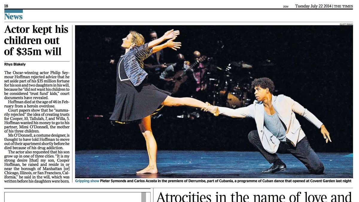 Elliott Franks in print dance 1 Elliott Franks in print - dance - 1