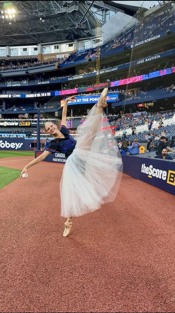 Genevieve Penn Nabity at The Rogers Centre. Photo courtesy of The National Ballet of Canada 1 Genevieve Penn Nabity at The Rogers Centre. Photo courtesy of The National Ballet of Canada - 1
