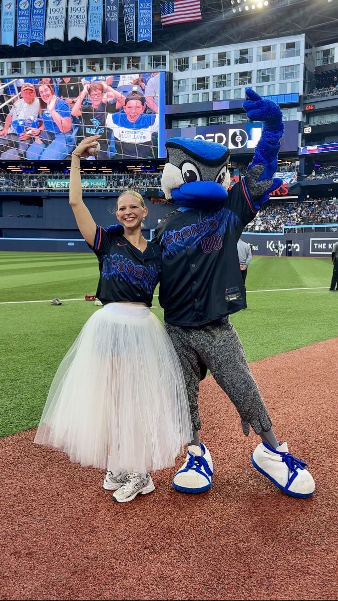 Genevieve Penn Nabity at The Rogers Centre. Photo courtesy of The National Ballet of Canada 3 Genevieve Penn Nabity at The Rogers Centre. Photo courtesy of The National Ballet of Canada - 3