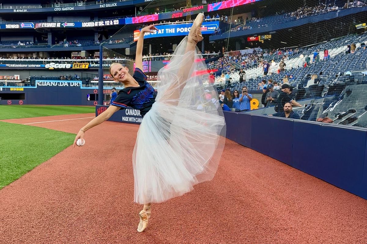 Genevieve Penn Nabity at The Rogers Centre. Photos courtesy of The National Ballet of Canada Genevieve Penn Nabity at The Rogers Centre. Photos courtesy of The National Ballet of Canada expand