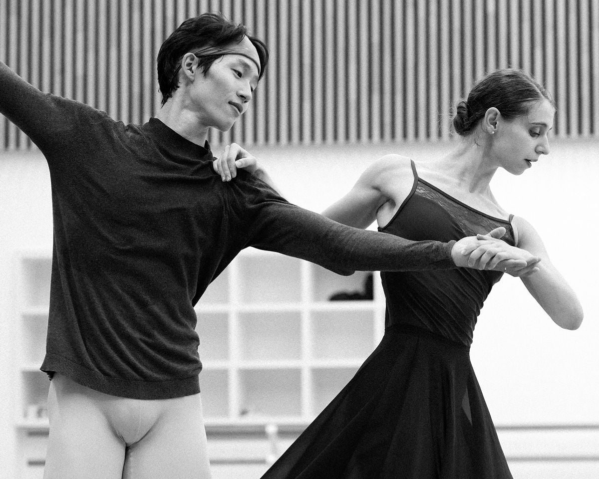 Julia Conway and Rentaro Nakaaki rehearsing Romeo Juliet. Image by Isabella Turolla 1 Julia Conway and Rentaro Nakaaki rehearsing Romeo & Juliet. Image by Isabella Turolla 1