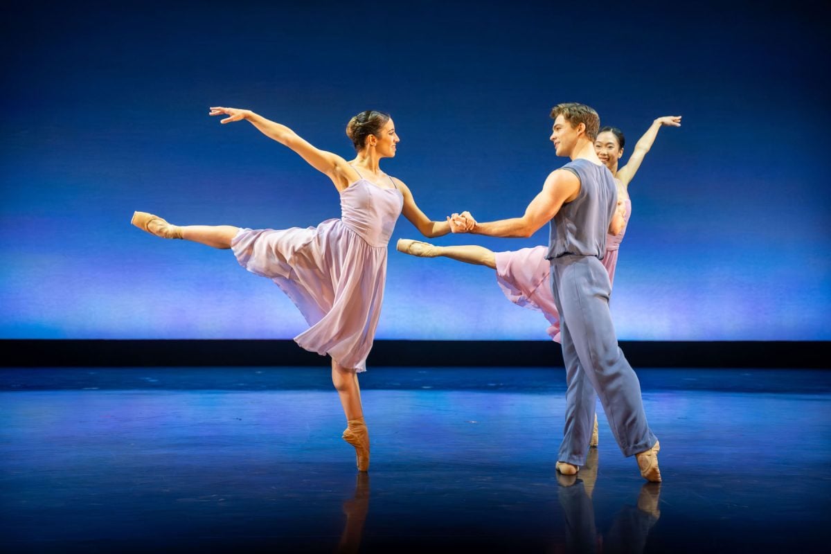 Alessandra Bramante Harris Beattie and Sarah Chun in Grandes Etudes. Photo Colleen Mair Alessandra Bramante, Harris Beattie and Sarah Chun in Grandes Études. Photo Colleen Mair