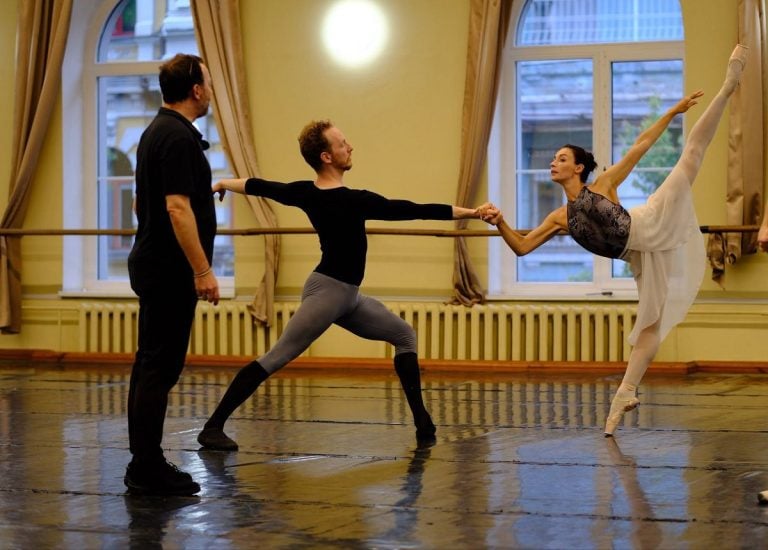 Alexei Ratmansky rehearsing Donizetti Variations photo The National Opera of Ukraine Alexei Ratmansky rehearsing Donizetti Variations - photo The National Opera of Ukraine