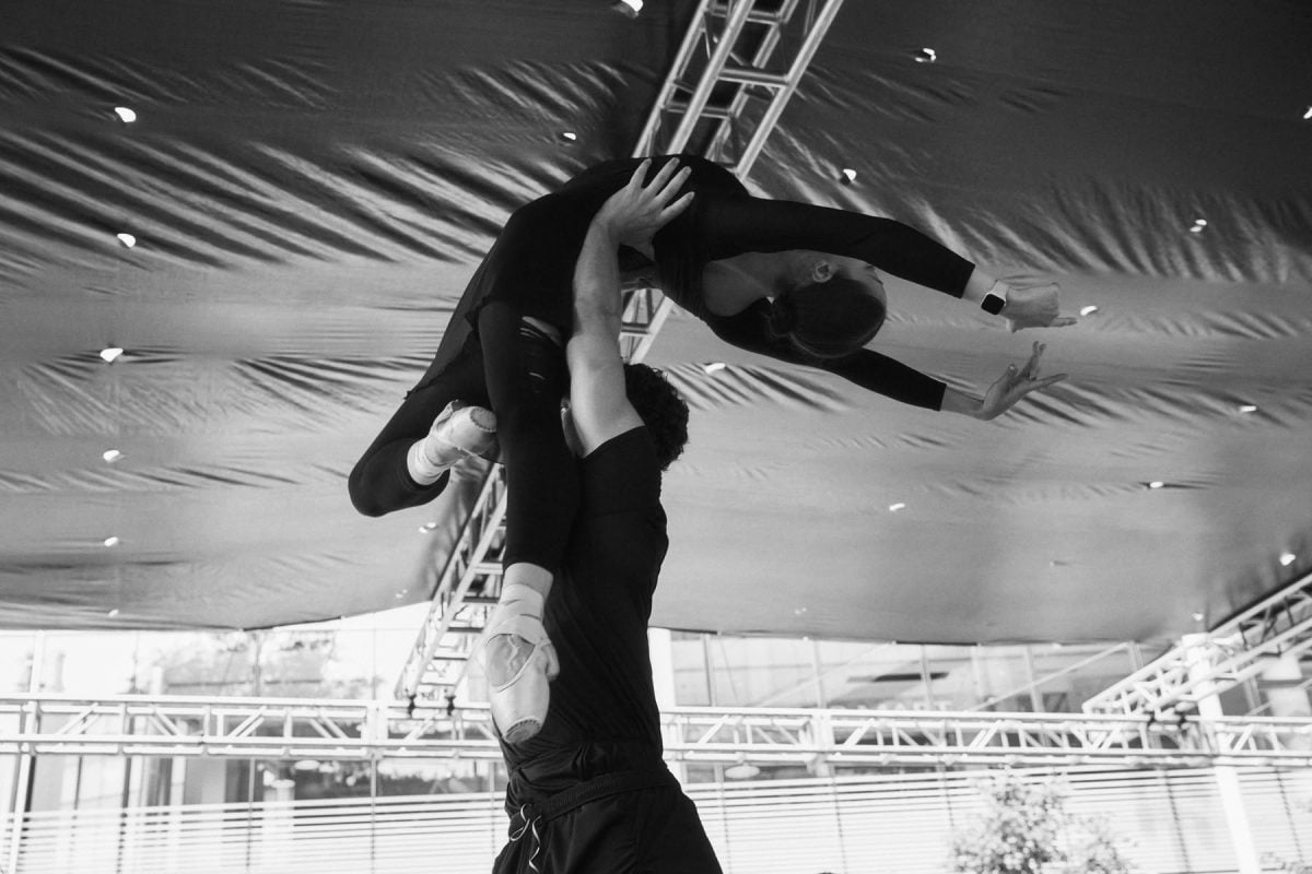 Firebird rehearsals Logan Savard and Taisi Tollasepp RWB 2026 photo by Mark Rash Firebird rehearsals - Logan Savard and Taisi Tollasepp, RWB 2026, photo by Mark Rash
