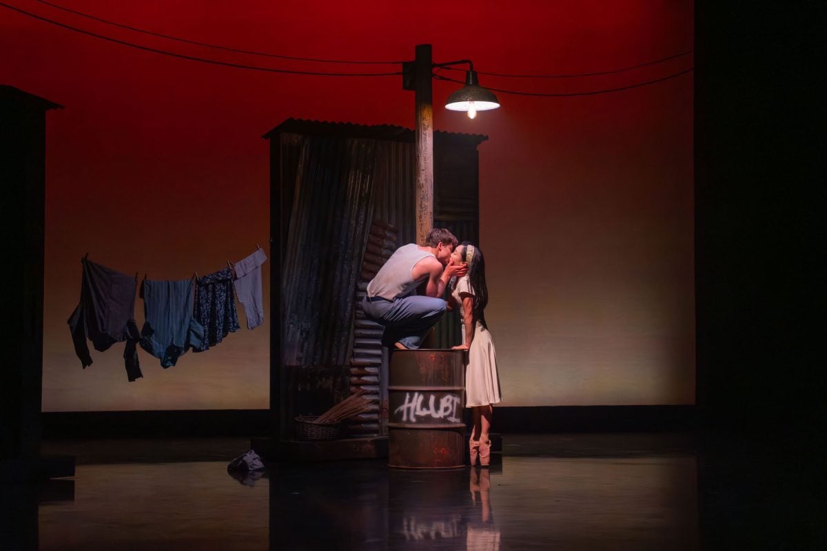 Harris Beattie and Sarah Chun in Fools . Photo Colleen Mair 6 Harris Beattie and Sarah Chun in Fools . Photo Colleen Mair 6