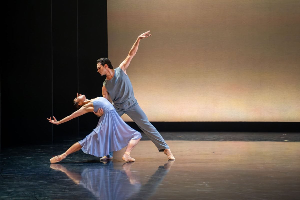 Kirica Takahashi and Miguel Teixeira in Grandes Etudes. Photo Colleen Mair 1 Kirica Takahashi and Miguel Teixeira in Grandes Études. Photo Colleen Mair 1