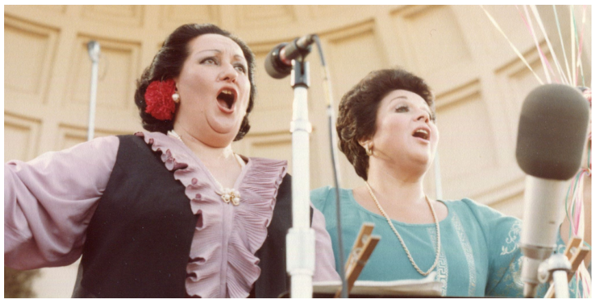 Opera in the Park Montserrat Caballe and Marilyn Horne in 1981. Photo by Carol Johnson Opera in the Park - Montserrat Caballé and Marilyn Horne in 1981. Photo by Carol Johnson