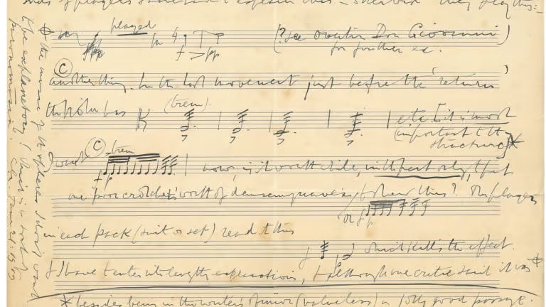 Piano Quintet. Manuscript dated January 21 1919 Piano Quintet. Manuscript dated January 21, 1919