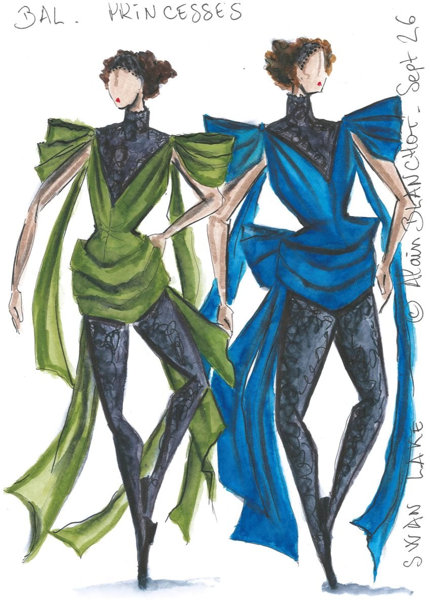 Swan Lake - Nouveaux Ballets Russes - design BAL PRINCESSES by Alain Blanchot