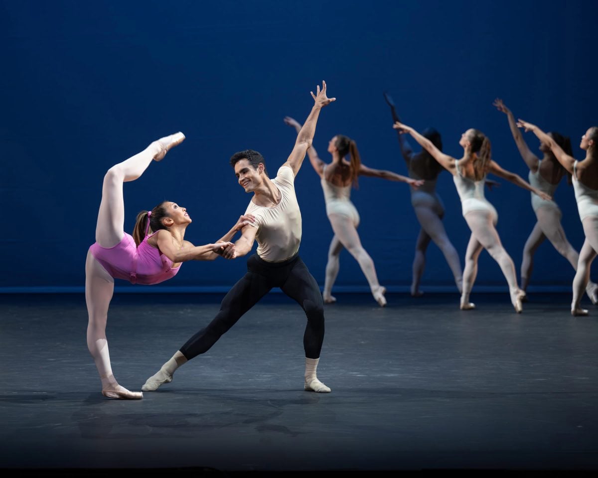 Swanice Luong and Daniel McCormick performing Symphony in Three Movements by George Balanchine in Rhythm Riot (c) Photography by ASH 1