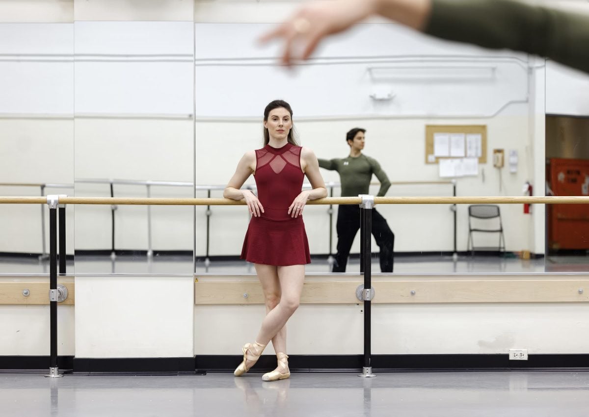 Tiler Peck choreographing at New York City Ballet. Photo credit Erin Baiano_result