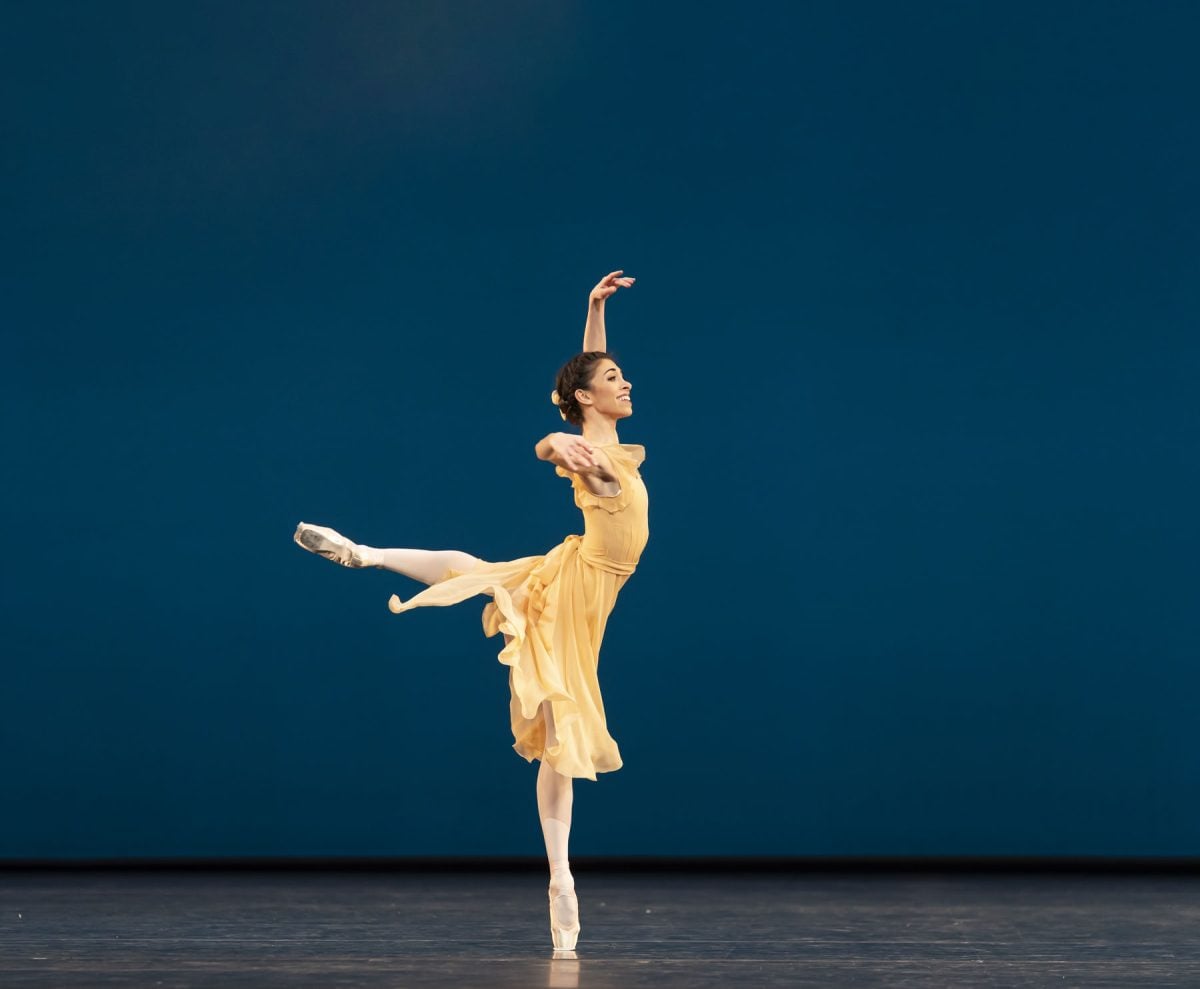 Yasmine Naghdi in Dances at a Gathering by Jerome Robbins The Royal Ballet photo Bill Cooper Yasmine Naghdi in Dances at a Gathering by Jerome Robbins, The Royal Ballet, photo Bill Cooper