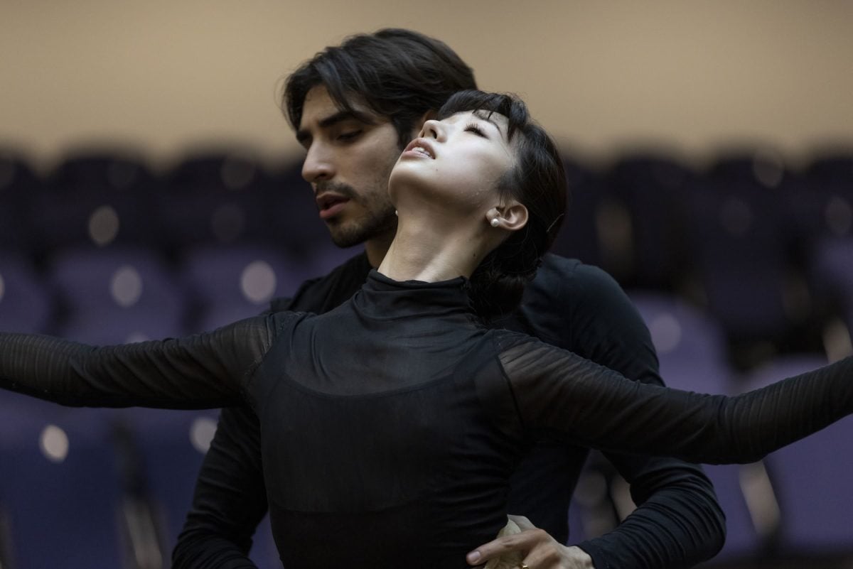 Akane Takada and Cesar Corrales in rehearsal for Giselle The Royal Ballet c2021 ROH. Photographed by Andrej Uspenski Akane Takada and Cesar Corrales in rehearsal for Giselle, The Royal Ballet (c)2021 ROH. Photographed by Andrej Uspenski