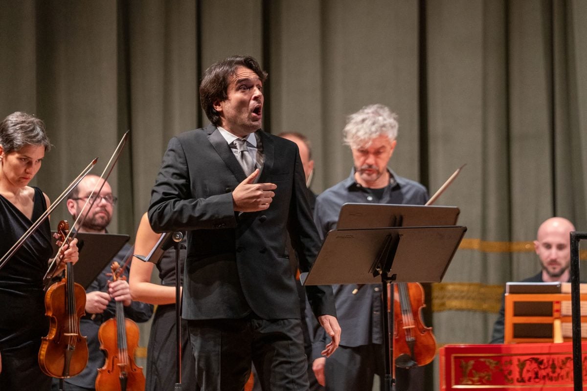 Carlo Vistoli with Giulio Prandi and the Orchestra Ghislieri - Teatro Fraschini 2026, photo Graham Spicer_1