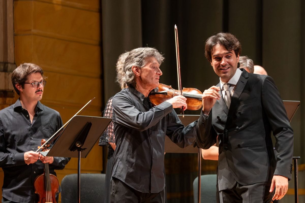 Carlo Vistoli with Giulio Prandi and the Orchestra Ghislieri - Teatro Fraschini 2026, photo Graham Spicer_5