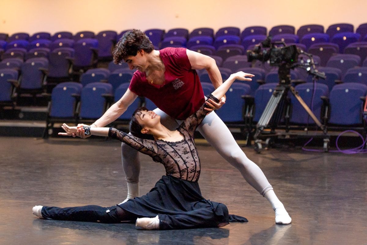 Cesar Corrales and Akane Takada in rehearsal for Manon The Royal Ballet c2026 RBO. Photographed by Andrej Uspenski 1 Cesar Corrales and Akane Takada in rehearsal for Manon, The Royal Ballet (c)2026 RBO. Photographed by Andrej Uspenski (1)