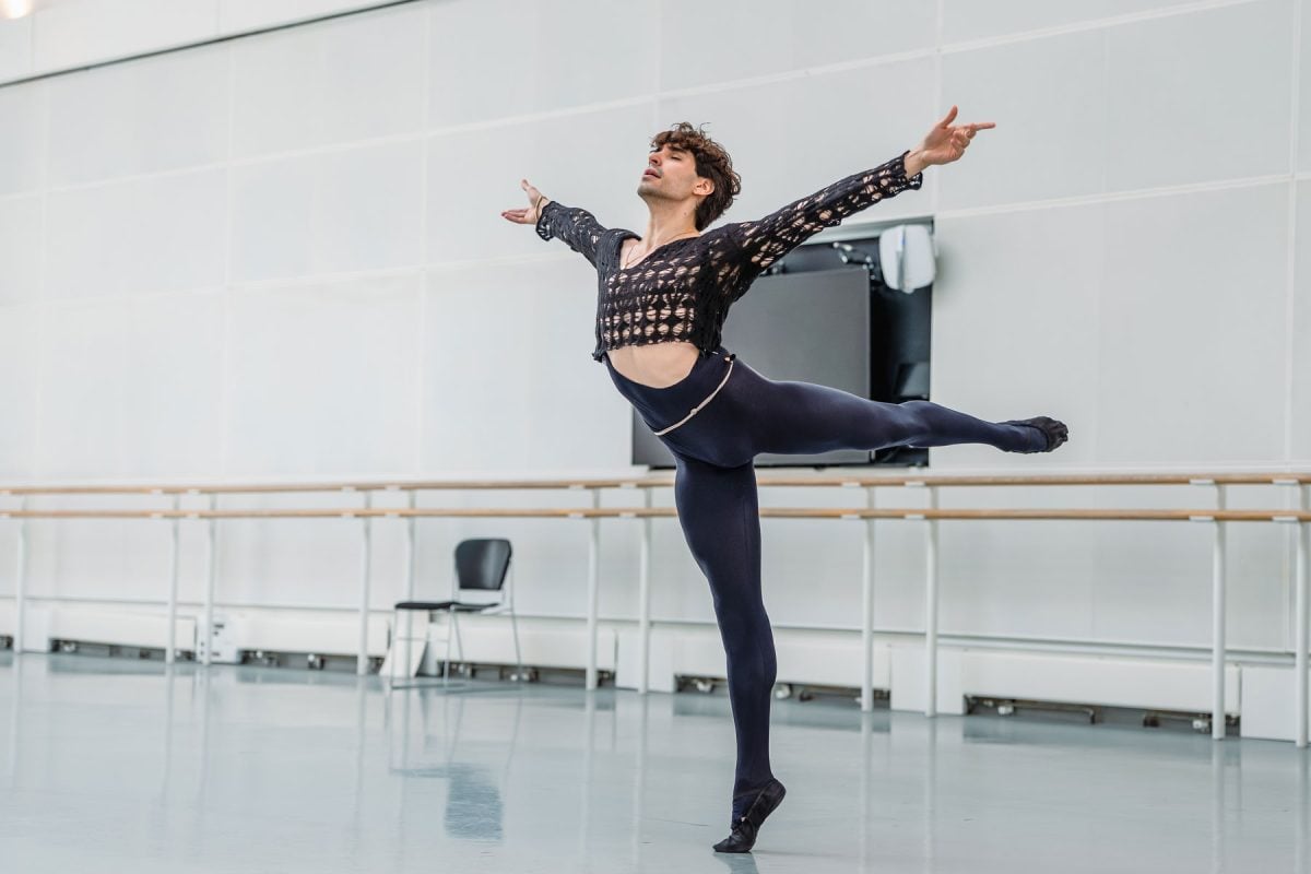 Cesar Corrales in rehearsal for Manon The Royal Ballet c2026 RBO. Photographed by Andrej Uspenski 2 Cesar Corrales in rehearsal for Manon, The Royal Ballet (c)2026 RBO. Photographed by Andrej Uspenski (2)