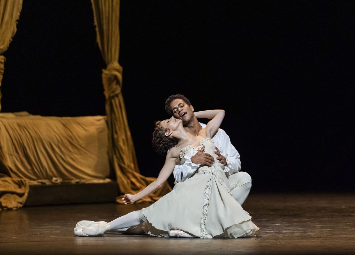 Francesca Hayward as Manon and Marcelino Sambe as Des Grieux in Manon The Royal Ballet c2026 Tristram Kenton Francesca Hayward as Manon and Marcelino Sambé as Des Grieux in Manon, The Royal Ballet (c)2026 Tristram Kenton