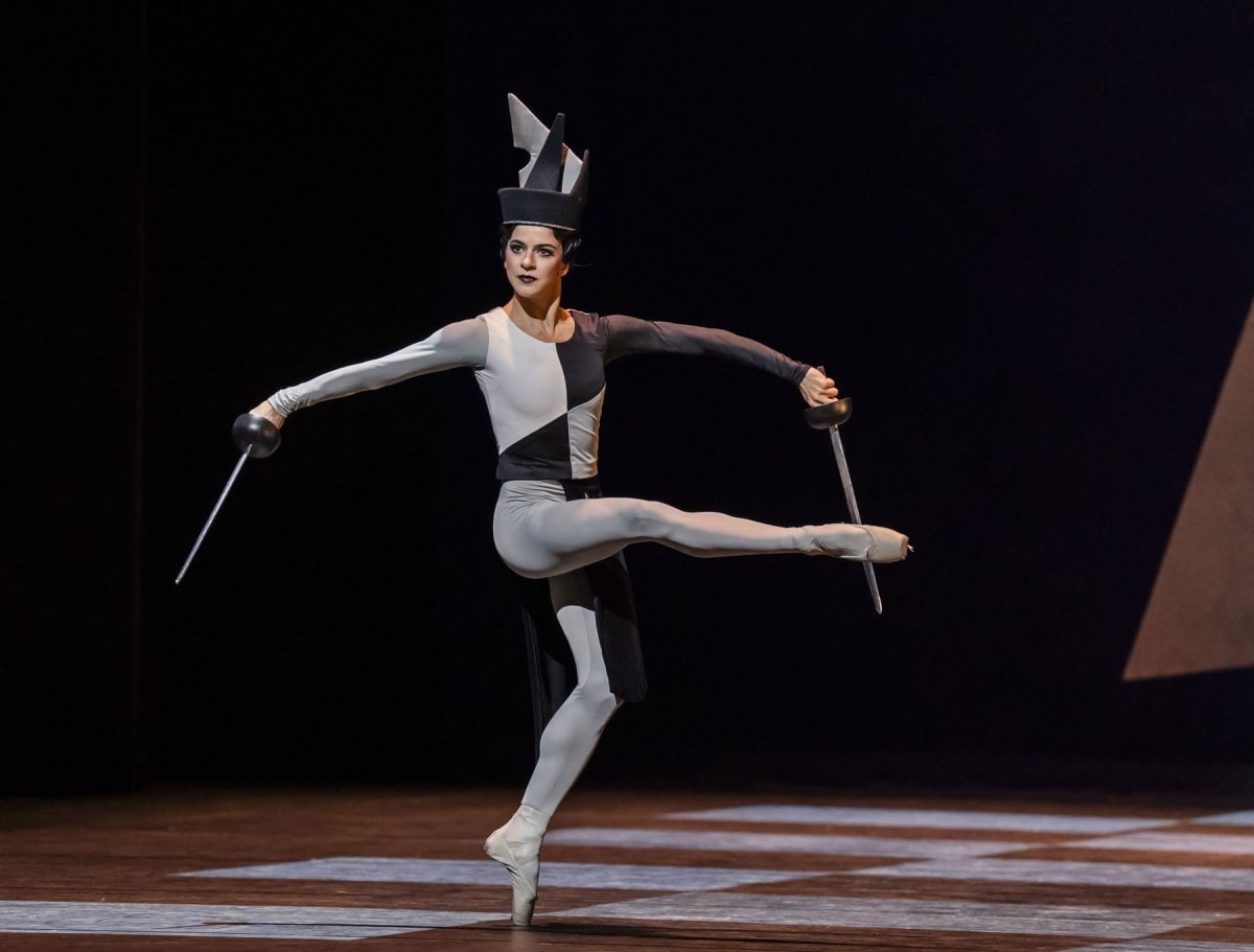 Mayara Magri as Black Queen in Checkmate Suite as part of A Centenary Celebration The Royal Ballet ©2026 Tristram Kenton Mayara Magri as Black Queen in Checkmate Suite as part of A Centenary Celebration, The Royal Ballet ©2026 Tristram Kenton