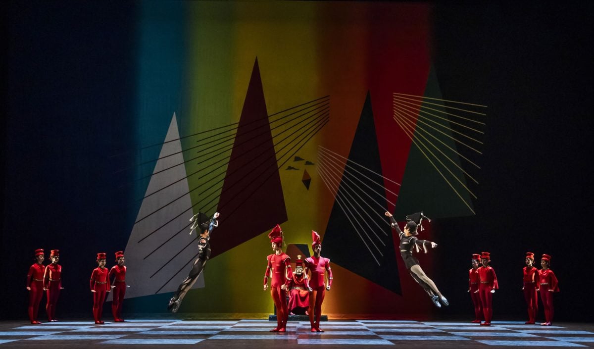 The Royal Ballet School pre professional year as Four Knights and Red Pawns in Checkmate Suite as part of A Centenary Celebration The Royal Ballet ©2026 Tristram Kenton 1 The Royal Ballet School pre-professional year as Four Knights and Red Pawns in Checkmate Suite as part of A Centenary Celebration, The Royal Ballet ©2026 Tristram Kenton (1)