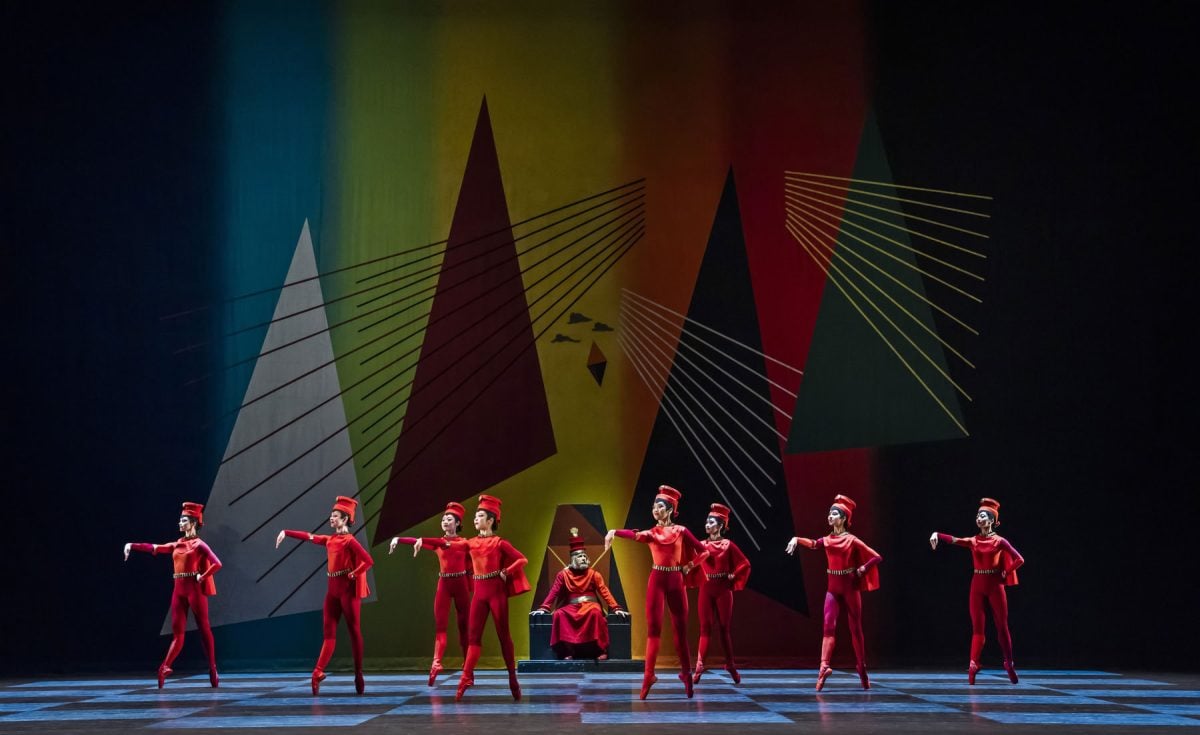 The Royal Ballet School pre professional year as Four Knights and Red Pawns in Checkmate Suite as part of A Centenary Celebration The Royal Ballet ©2026 Tristram Kenton The Royal Ballet School pre-professional year as Four Knights and Red Pawns in Checkmate Suite as part of A Centenary Celebration, The Royal Ballet ©2026 Tristram Kenton
