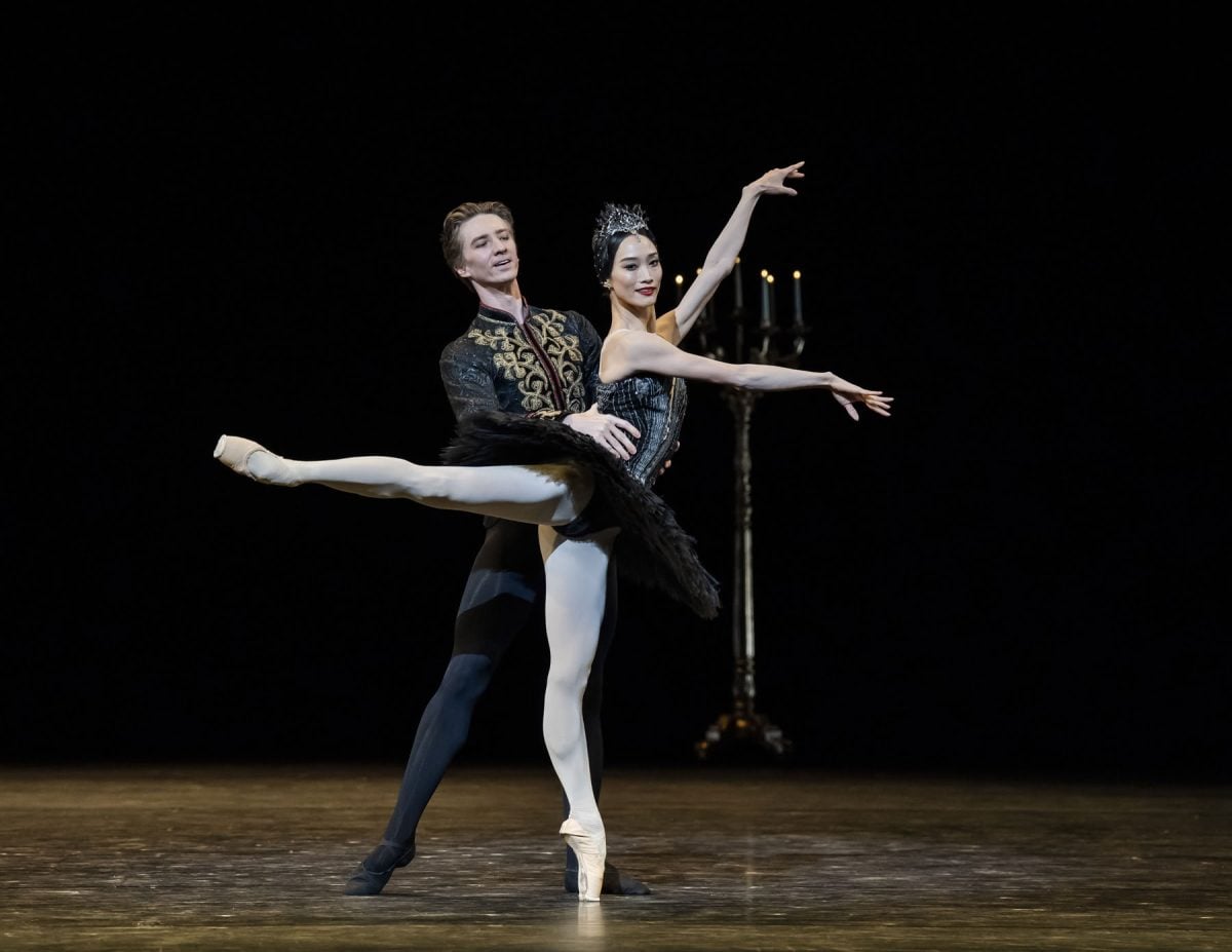 Vadim Muntagirov as Prince Siegfried and Fumi Kaneko as Odile in Swan Lake as part of A Centenary Celebration The Royal Ballet ©2026 Tristram Kenton Vadim Muntagirov as Prince Siegfried and Fumi Kaneko as Odile in Swan Lake as part of A Centenary Celebration, The Royal Ballet ©2026 Tristram Kenton